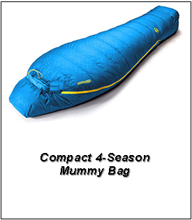 4 Season Mummy Bag